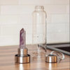 Natural Quartz Crystal Water Bottle