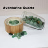 Natural Quartz Crystal Water Bottle